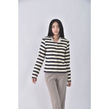 (S) sprit排扣藍色外套二手衣