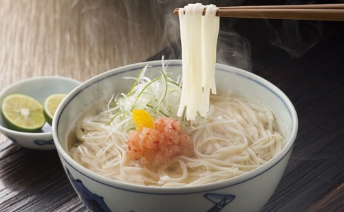 手延べ極細うどん 絹ひめと特製だし詰合せ８食