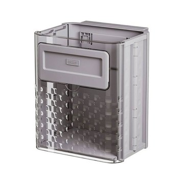 壁掛式摺疊垃圾桶  27.7 x 23.5 x 17.5cm  典雅灰  1個