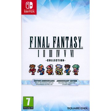 最終幻想 太空戰士 像素複刻 1-6 合集 FF I-VI - NS Switch 中英日文歐版