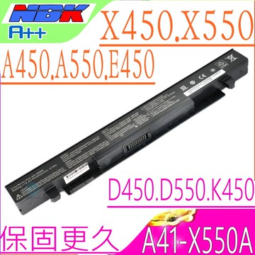 ASUS 電池(保固最久)-華碩 A41-X550A X552VL X450C X450CA X450CC X452CP X452E X452EA X452EP A41-X550