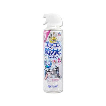 日本EARTH地球製藥-超速乾長效消臭冷氣防霉噴霧350ml/罐-無香型(分離式空調洗後防護除異味,室內機冷排散熱片定期保養,效果長達約180天)