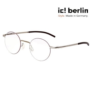 【ic! berlin】Hani Baram Orchid Bronze 德國薄鋼眼鏡公司貨 台南 時代眼鏡 蔡司優視力