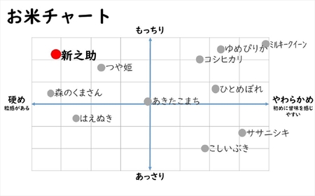 新之助 無洗米 6kg（2kg×3袋）×12回（計 72kg） [M007]