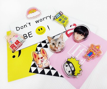 客製化 壓克力PP夾 訂製 雙層 PP夾 文件夾 寵物 夾子 文具 訂做