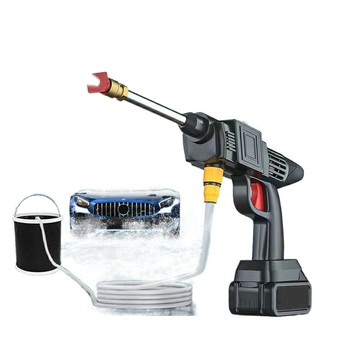洗車機  大壓力洗車水槍  便攜式免插電 （洗汽車、機車、澆花、澆菜、家居清潔）