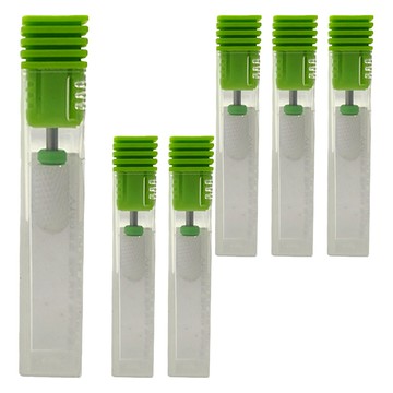 STAR CANDY 美甲陶瓷打磨頭 07 粗磨紋圓柱頭 6個  A098  1組