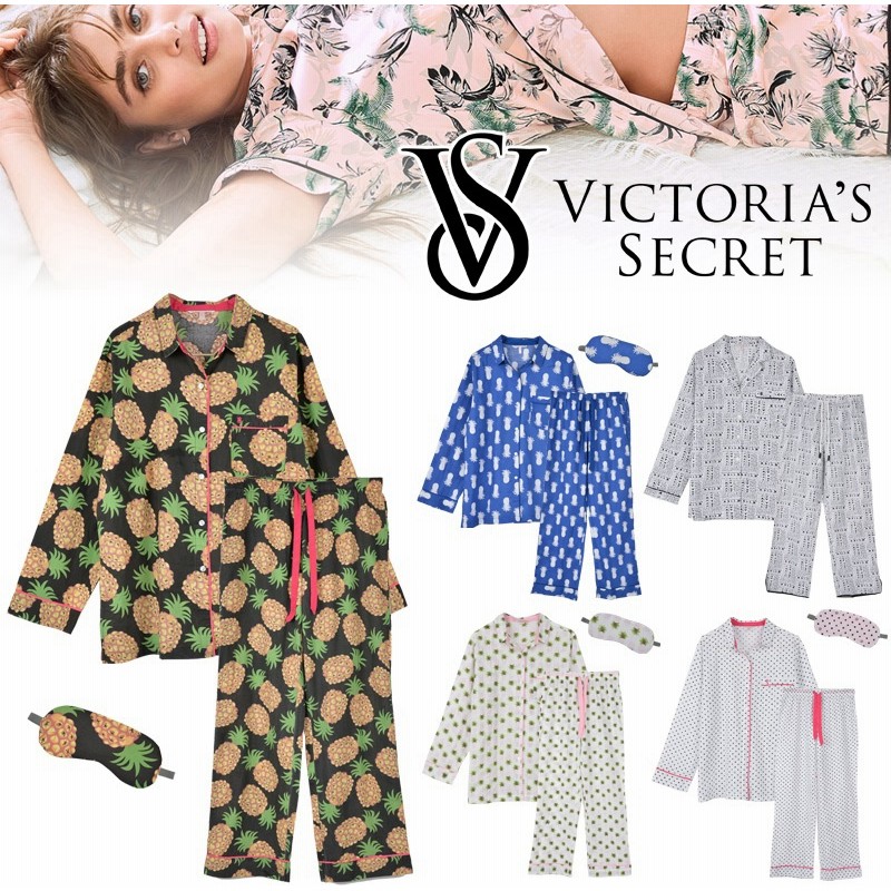 ヴィクトリアシークレット Victorias Secret Pajamas パジャマ ルームウエア セットアップ パイナップル パイン ハート 家着 部屋着 通販 Lineポイント最大1 0 Get Lineショッピング