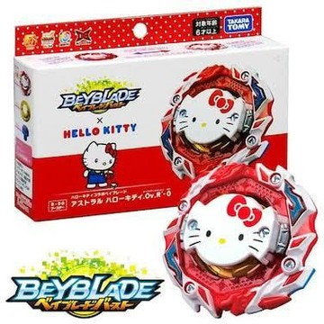 TAKARA TOMY 戰鬥陀螺 爆烈世代 Hello Kitty 凱蒂貓 聯名款 陀螺 B00