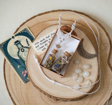 清明夢藥水，生動夢境護身符，魔法瓶項鍊