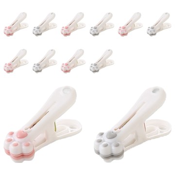 小麥購物 貓掌曬衣夾 Y468 6g  顏色隨機  12個