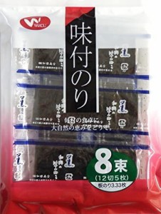 味付のり8束(12切5枚)板のり3.33枚 x 10袋