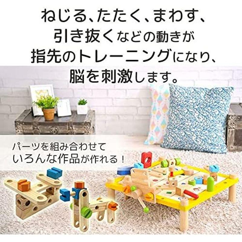 知育玩具 3歳 4歳 ランキング 木のおもちゃ 大工 おもちゃ 大工さん