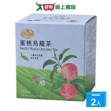 曼寧蜜桃烏龍茶52.5g【兩入組】【愛買】