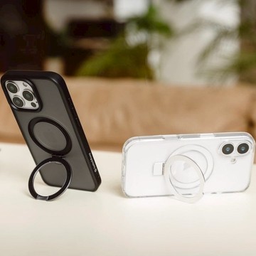 iPhone 16 MagStand M 磁吸支架防摔手機殼 透黑/6.3 Pro