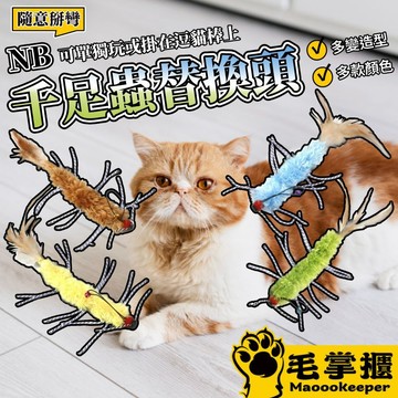 NB 千足蟲 替換頭 逗貓棒 互動貓玩具 可單獨玩 掛逗貓棒 吸引貓咪捕獵 咬咬玩具 貓咪用品 毛掌櫃寵物