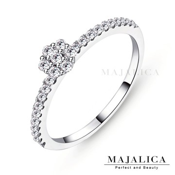 【Majalica】925純銀．戒指．璀璨．尾戒