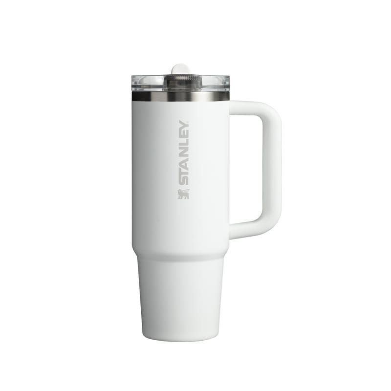 STANLEY 防漏吸管隨手杯 0.88L / 冰雪白