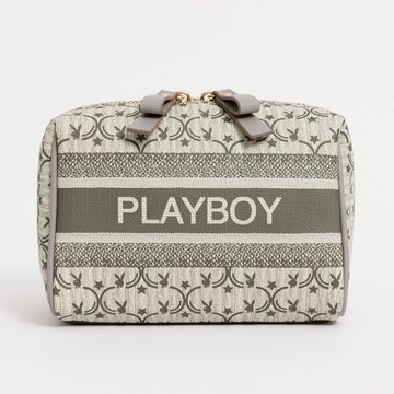 PLAYBOY - 化妝包 Miss bunny系列 - 灰色