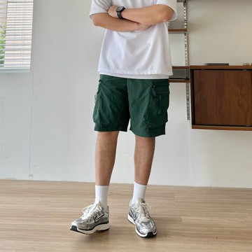 【AMERO】男裝 女裝 抗撕裂拉鍊短褲 情侶裝