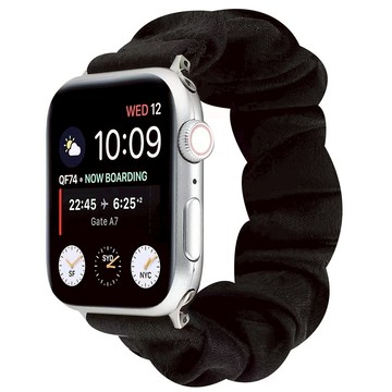 高級綢緞 大腸圈 Apple watch 錶帶 適用iwatch 10代 ultra 9/8765 se/S10 手錶帶