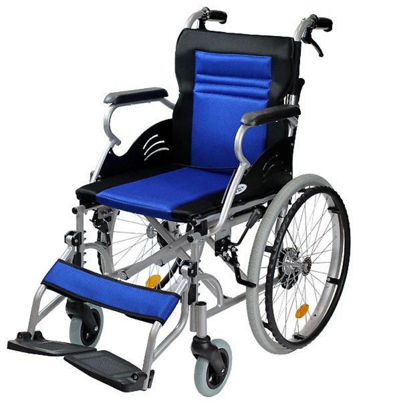 車椅子 軽量 折りたたみ コンパクト ケアテックジャパン 自走式 - 介護用品