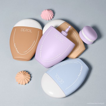 DEROL彩妝 懶人素顔霜 補水 保濕霜 自然 滋潤 提亮 妝前乳 遮瑕液 粉底調色液 O88V