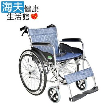 頤辰醫療 機械式輪椅 未滅菌 海夫健康生活館 頤辰24吋輪椅 鋁合金/雙剎車/B款_YC-200