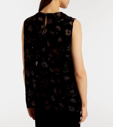 Asceno Trento devoré velvet top