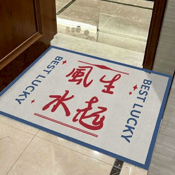 風生水起門外地毯防滑地墊