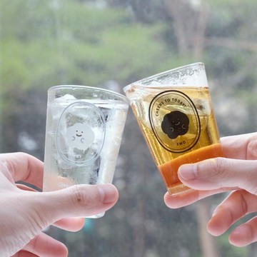 喜怒哀樂 小乾杯 啤酒杯 酒杯 玻璃杯 水杯 143ml