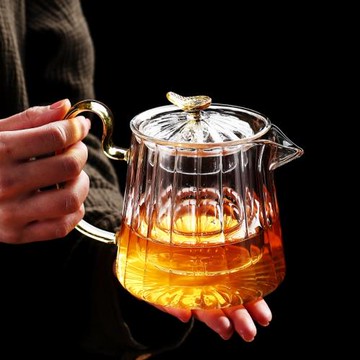 舊望格耐熱玻璃煮茶壺家用內膽過濾泡茶花茶壺加厚功夫茶具單壺