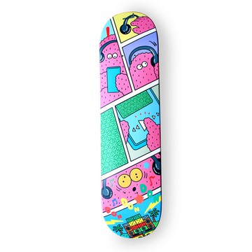 【 重新詮釋日本紋樣 】ナカオテッペイ 聯名滑板板面