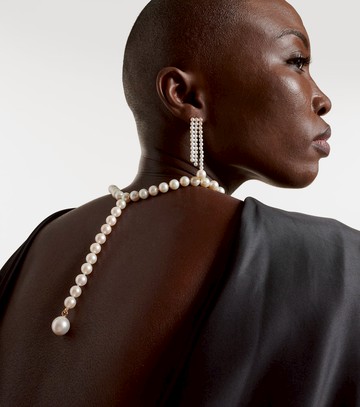 Sophie Bille Brahe La Belle 14kt gold necklace with pearls