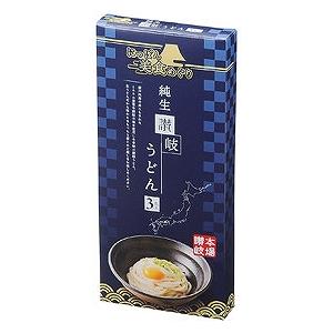 ケース販売・30個単位でご注文下さい　にっぽん美食めぐり 純生讃岐うどん3食入　送料無料