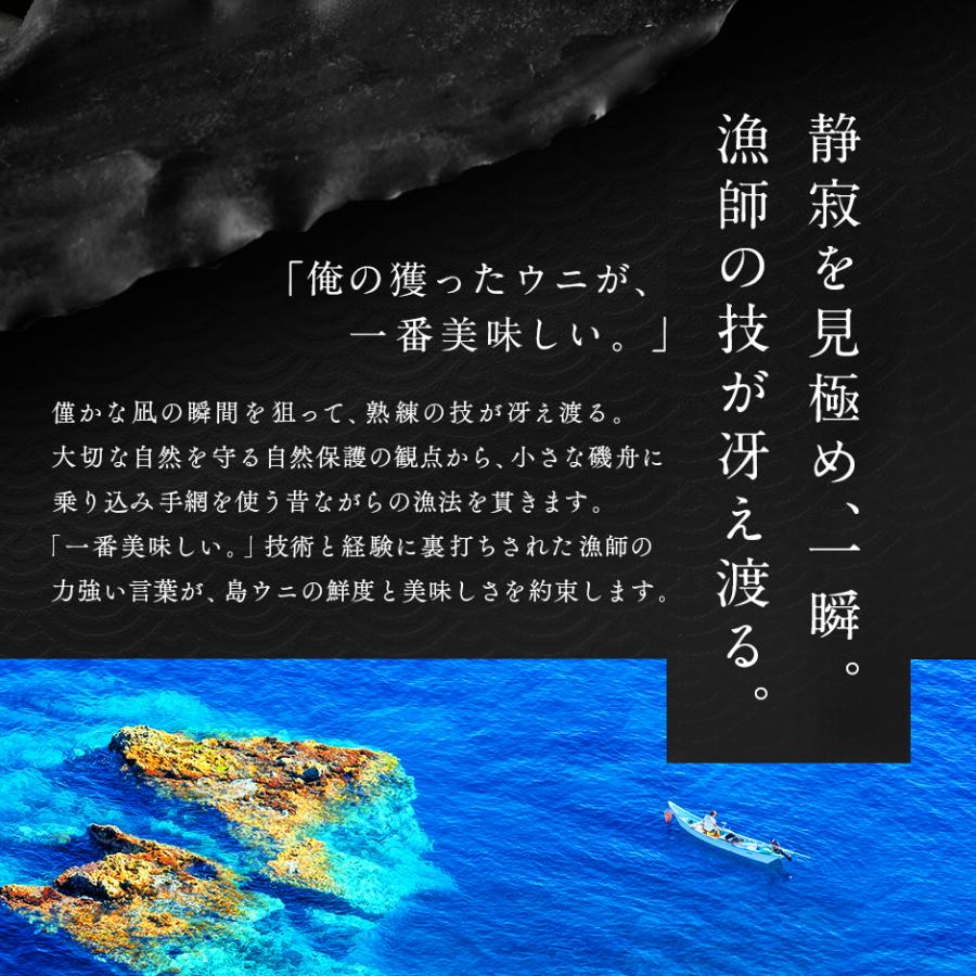 ウニ うに 生ウニ 生うに 島の人 エゾバフンウニ 180g(90g×2) ギフト箱入り 北海道 礼文 利尻 通販 海鮮 ギフト セット