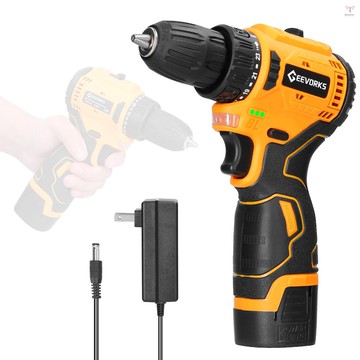 Geevorks 16.8V充電式起子鑽家用無刷電機電動螺絲刀調節旋轉方式調節鋰電鑽家裝電動工具