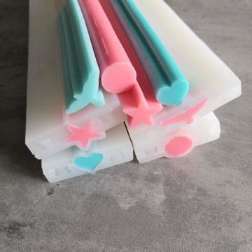 手工皂皂中皂管模  烘焙蛋糕夾心管 愛心方形老鷹管小號