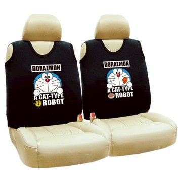 Doraemon 哆啦A夢 背心椅套組 潮流款 台灣製  黑色  1組