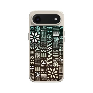 iPhone Air SolidX 貝殼灰 - 花生騷 WasangShow - 海人圖騰黑色款