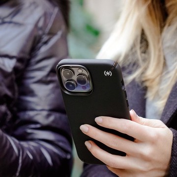 Speck iPhone 15/14/13/12 Presidio2 Pro 柔觸感防摔殼- 黑色