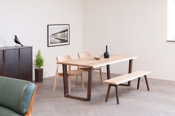 各地的著名工房 浜本工藝 No.4900 餐桌 日本產家具 實木 餐桌