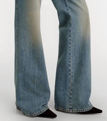 McQueen High-rise wide-leg jeans