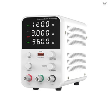 程控型可編程穩壓直流電源  360W 120V 3A 白色款 美規 WPS1203B（不帶上機位接口）（來貨帶logo可
