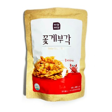 韓國 Tigak TAEGAK 香脆小螃蟹酥 100g｜Korean Crispy Crab Snack｜束草水產市場