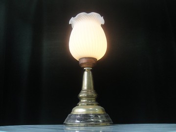 【老時光 OLD-TIME】早期二手台灣製玻璃桌燈