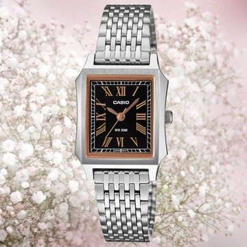 CASIO 卡西歐 標準型 三針 方形 石英女錶 LTP-B190D-1B