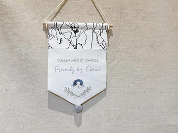 寶寶名字掛旗 - 加小插畫