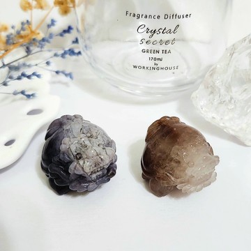 小葉紫檀龍龜/褐兔毛龍龜