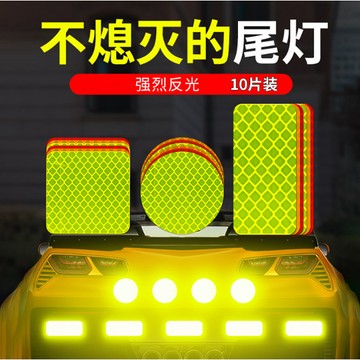 【日青🔥車用小物】汽車反光貼 反光條 機車反光貼 夜間警示貨車反光 摩托車反光貼 反光貼紙 奈米